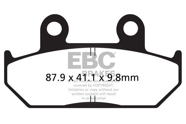 Brzdové destičky EBC FA124/2V