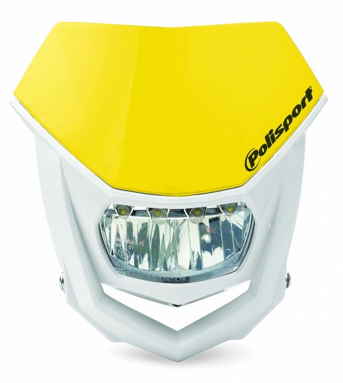 Maska se světlem POLISPORT HALO LED 8667100003 žlutá RM 01