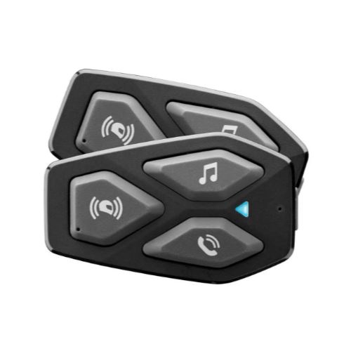 Bluetooth headset pro uzavřené a otevřené přilby INTERPHONE U-COM3 (Twin Pack)