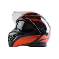Výklopná helma MAXX FF950 Black / Orange