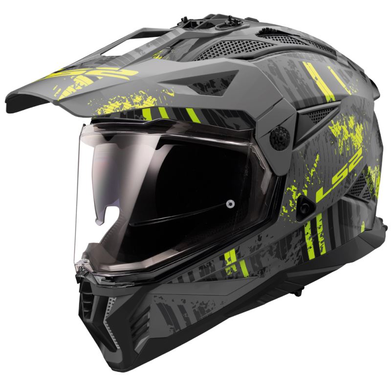 Enduro helma LS2 MX702 Pioneer II Crazy Matt Black / H-V Yellow-06