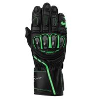Kožené rukavice RST 3033 S1 CE Black / Antracit / Green Neo