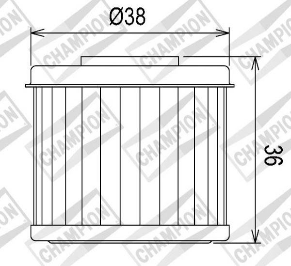 Olejový filtr CHAMPION COF016 100609525