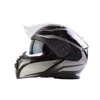 Výklopná helma MAXX FF950 Black / Silver