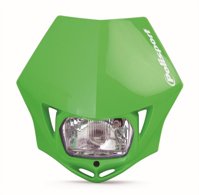 Maska se světlem POLISPORT MMX zelená 05