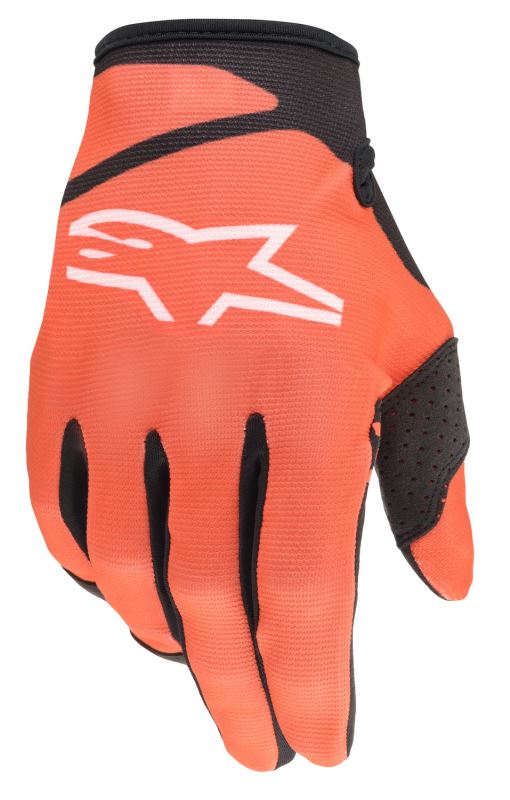 rukavice RADAR 2022, ALPINESTARS, dětské (oranžová/černá)