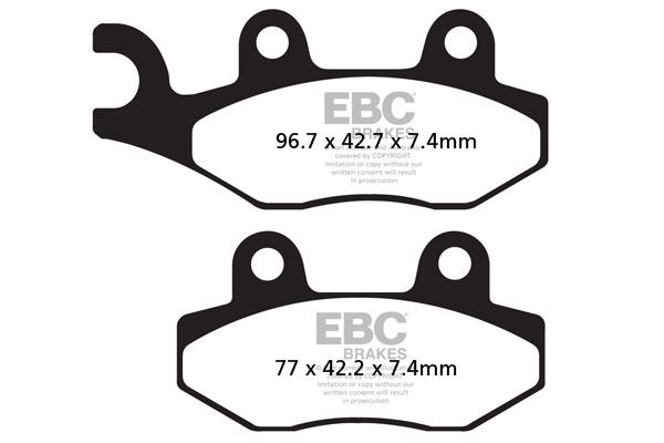 Brzdové destičky EBC FA135TT