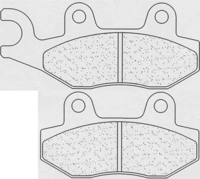 Brzdové destičky CL BRAKES 2288 EN10 (XE7)