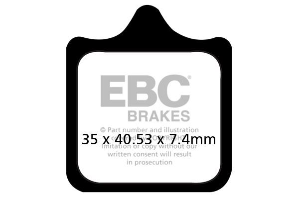 Brzdové destičky EBC EPFA322/4HH