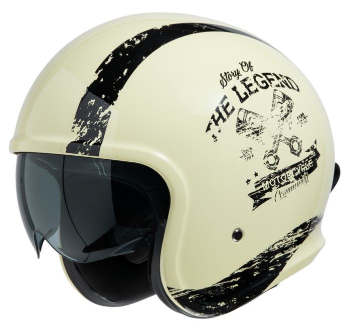 Otevřená helma iXS iXS880 2.0 X10061 béžovo-černá S