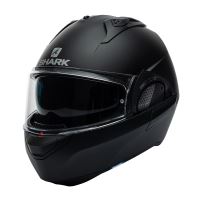 Překlápěcí helma SHARK EVO-GT Blank Matt Black
