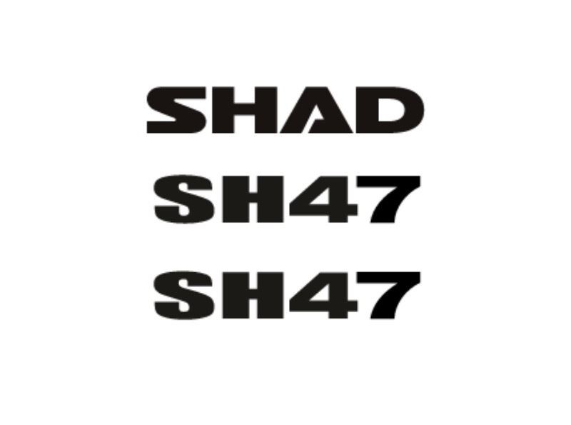 Stickers set SHAD SH47 D1B47ETR