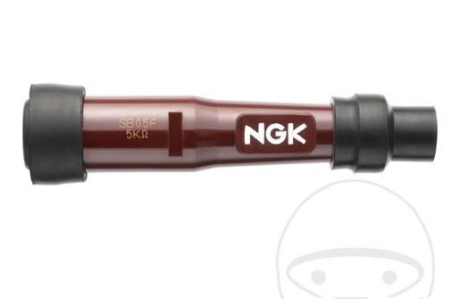 Koncovka zapalovací svíčky NGK SD05F-R červená