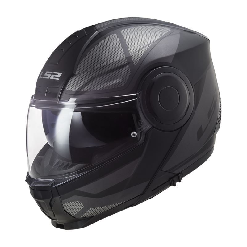 Výklopná helma LS2 FF902 Scope Axis Black Titanium