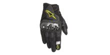 rukavice SMX-1 AIR 2, ALPINESTARS (černé/žluté fluo)