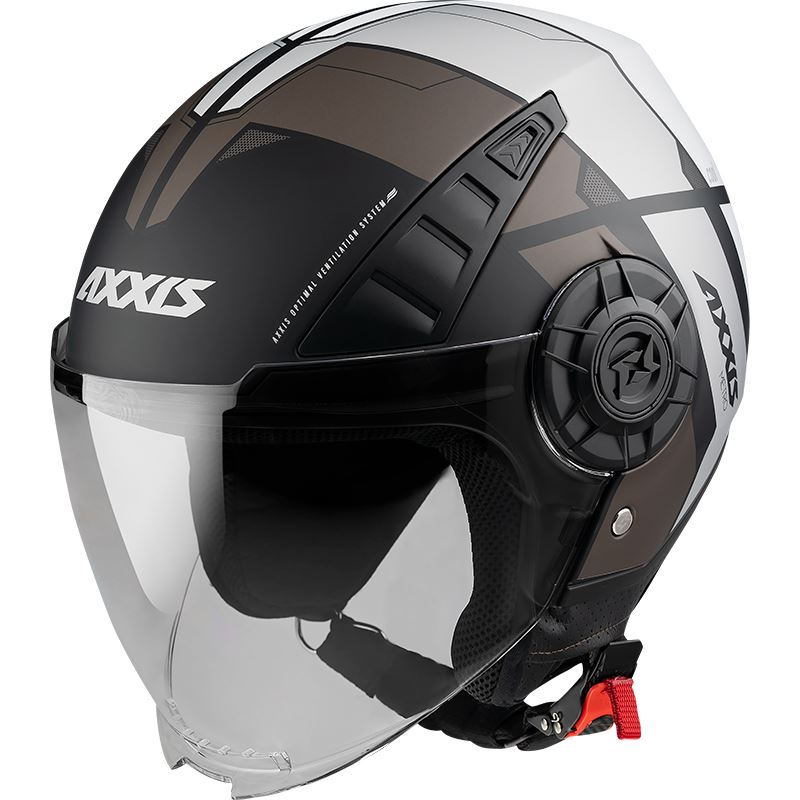Otevřená helma AXXIS Metro ABS Metro B2 Gloss Grey