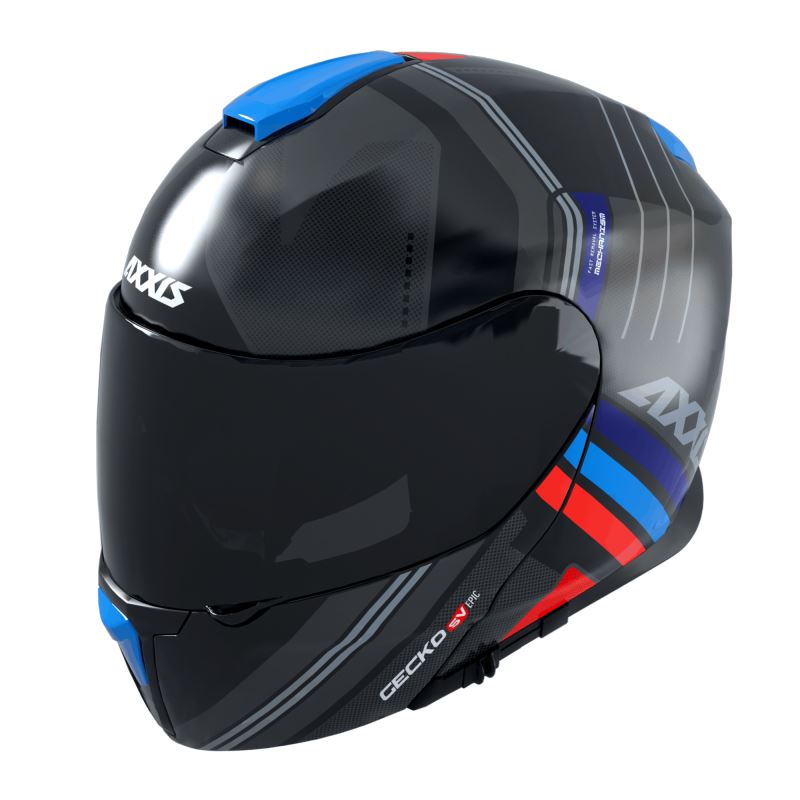 Výklopná helma AXXIS Gecko ABS Epic B1 Matt Black