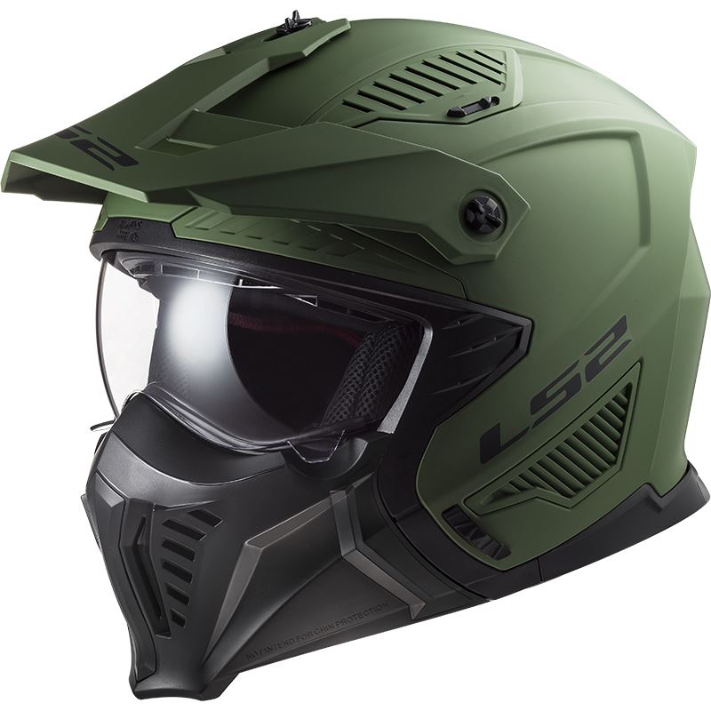 Helma LS2 OF606 DRIFTER SOLID MATT MILITARY GREEN-06