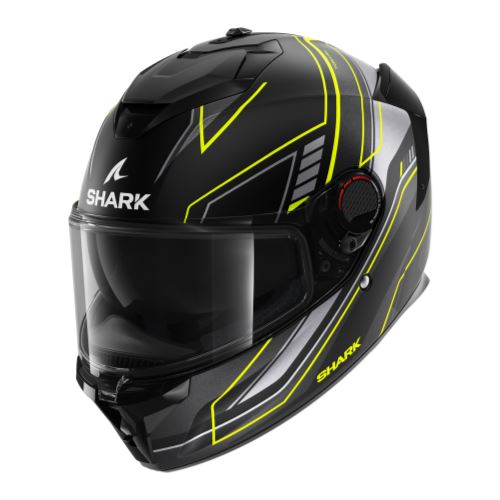 Integrální helma SHARK SPARTAN GT Pro TORYAN Black / Grey / Fluo (matná)