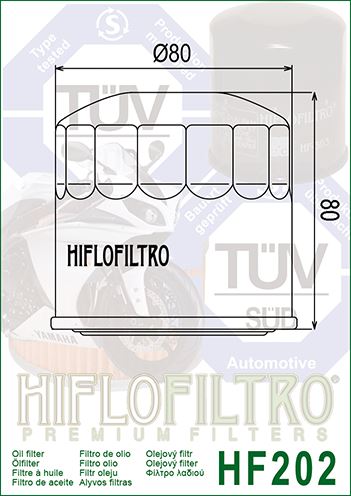 Olejový filtr HIFLOFILTRO HF202