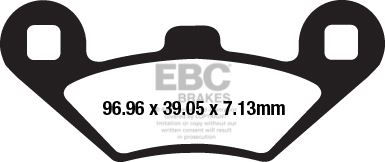 Brzdové destičky EBC SFAC650