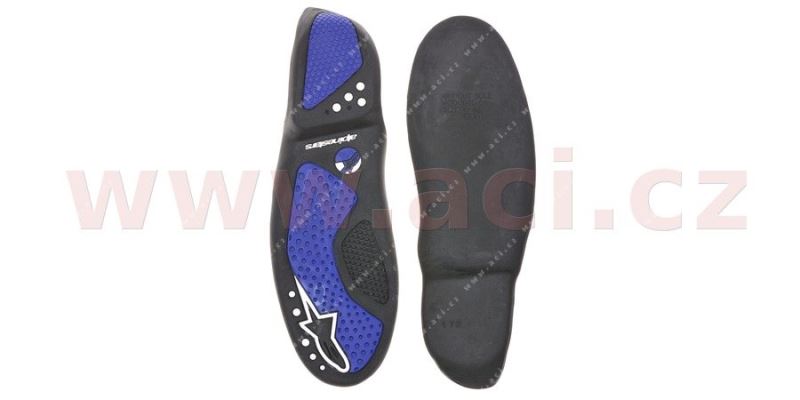 podrážky pro boty SMX 5/SMX 1, ALPINESTARS (černé/modré, pár) - 42