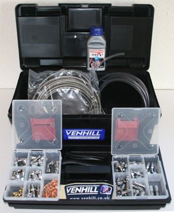 Dealer kit Venhill POWERHOSE -3DLRC chrom