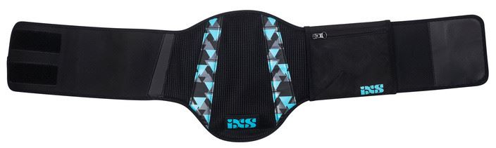 Dámský ledvinový pás iXS SHAPED X99018 černo-tyrkysová