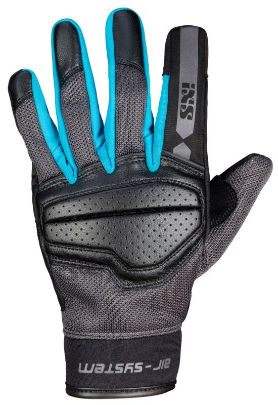 Dámské letní rukavice iXS Evo-Air Black / Turquoise