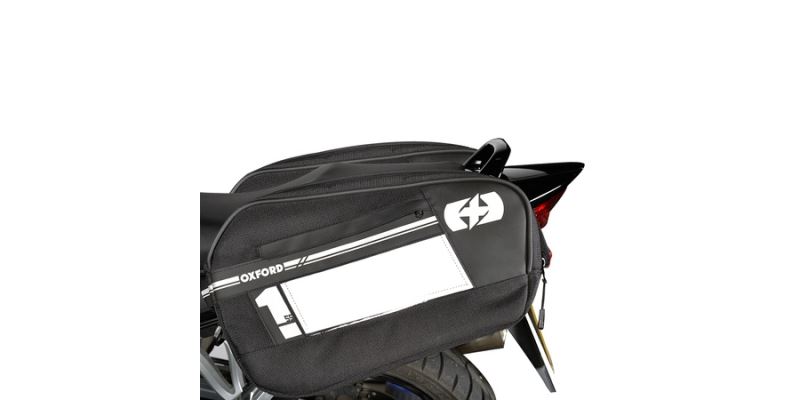 boční brašny na motocykl F1, OXFORD (černé, objem 55 l, pár)