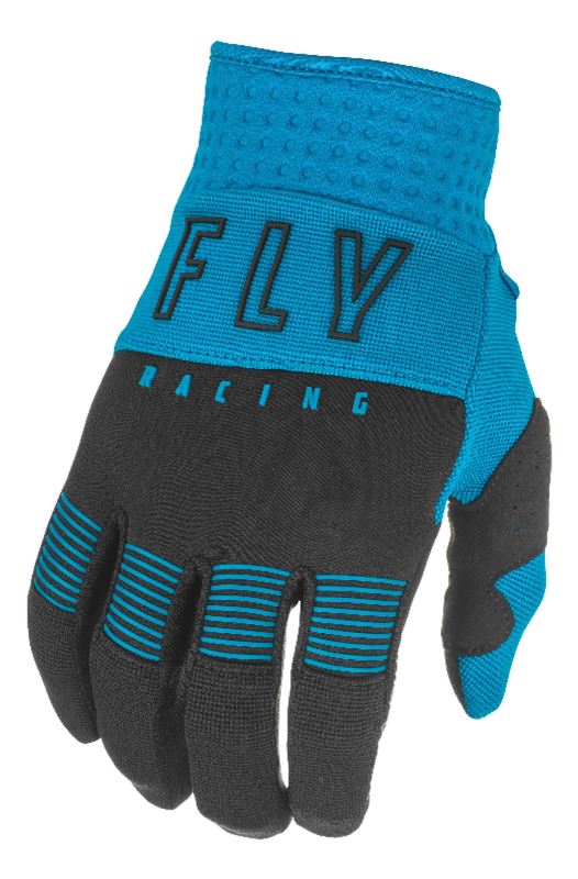 rukavice F-16 2021, FLY RACING (modrá/černá) - 3XL