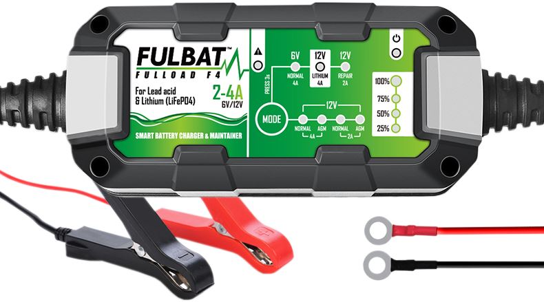 Nabíječka baterií FULBAT FULLOAD F4 FULLOAD F4 2A (vhodné také pro lithiové baterie)