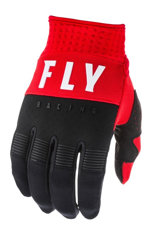 rukavice F-16 2020, FLY RACING (červená/černá/bílá) - 3XL