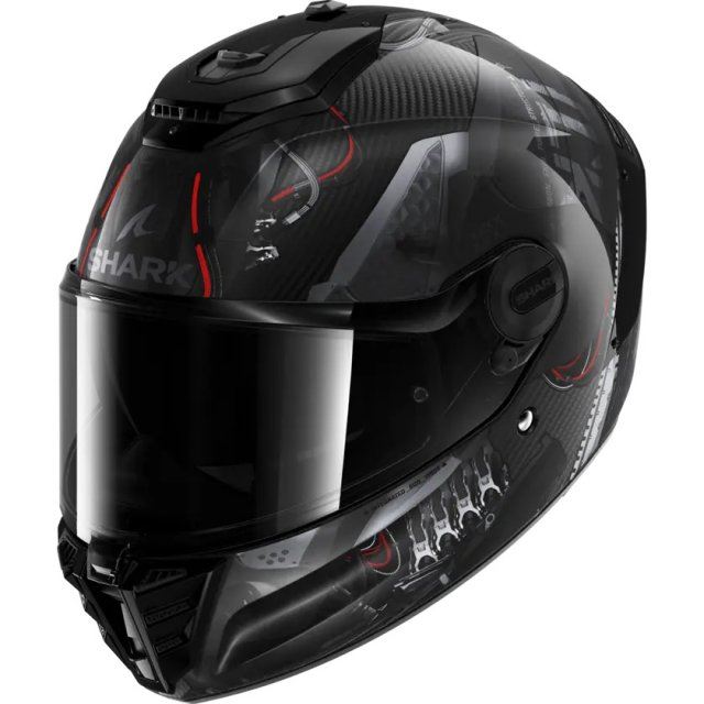 Integrální helma SHARK Spartan RS Carbon Black / Red / Silver