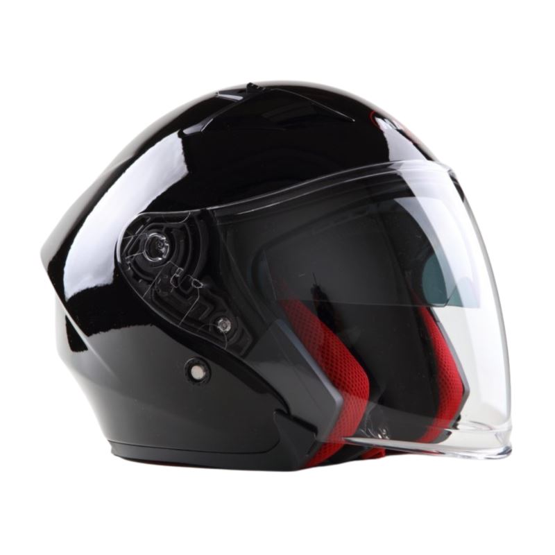 Skútrová helma MAXX OF868 Black (extra velká) - 3XL