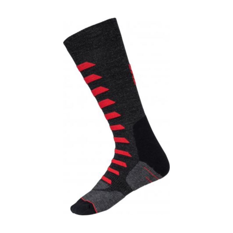 Ponožky iXS Merino 365 Grey / Red
