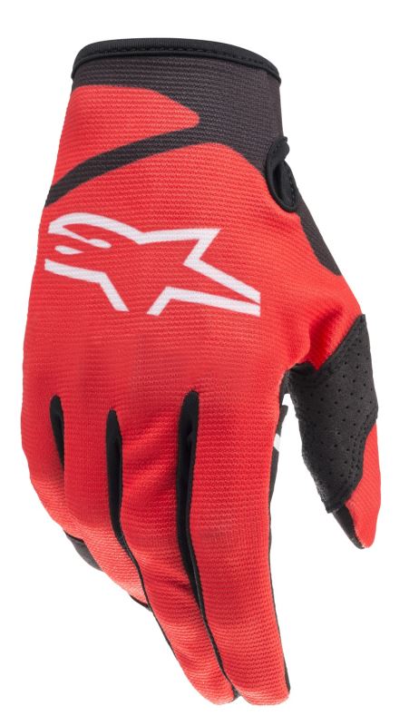 rukavice RADAR 2022, ALPINESTARS (červená/černá)