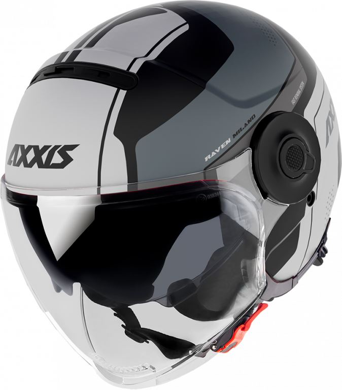 Otevřená helma AXXIS RAVEN SV ABS milano matt white