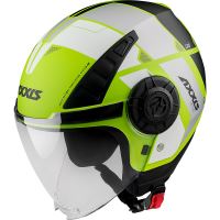 Otevřená helma AXXIS Metro ABS Cool B3 Matt Fluor Yellow