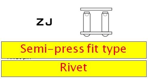 Nýtovací spojka řetězu D.I.D Chain 530ZVM-X2 ZJ