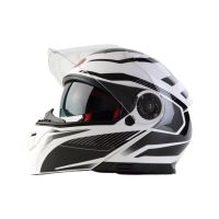 Výklopná helma MAXX FF950 Black / White