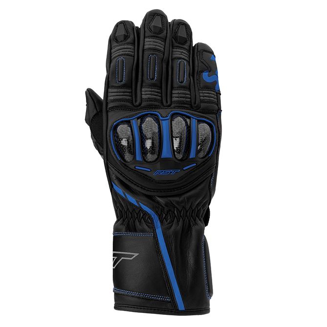 Kožené rukavice RST 3033 S1 CE Black / Antracit / Blue